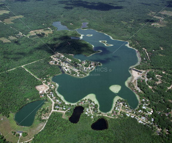 Littlefield, Sucker & Outlet Lakes in Isabella County, Michigan